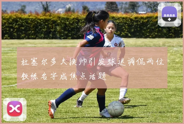 杜塞尔多夫换帅引发球迷调侃两位教练名字成焦点话题